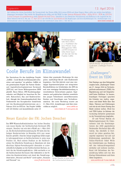 Technologiezentrum Dortmund News, Ausgabe März