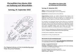 Jakobsweg 2016 / Infos und Termine