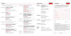 Programm Anmeldung Informationen - Finanzgruppe Baden