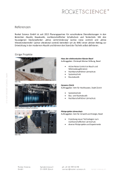 Referenzen - rocket science GmbH
