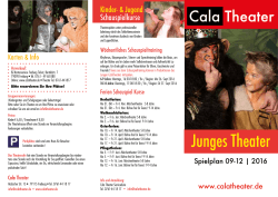 Junges Theater - Cala Theater Freiburg