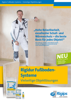 Rigidur Fußboden- Systeme