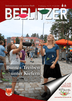 Buntes Treiben unter Kiefern - beelitzer