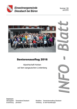 Infoblatt Juli 2016