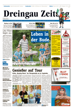 Leben in der Bude - Dreingau Zeitung