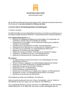 Diplom-Sozialpädagogin / Diplom