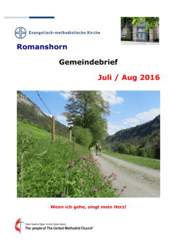 Juli-August 2016 - Evangelisch