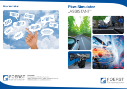 PKW-Simulator-Assistent-Prospekt
