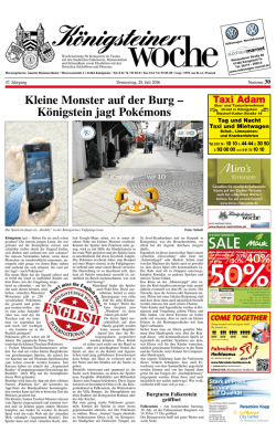 Königsteiner Woche - Taunus Nachrichten