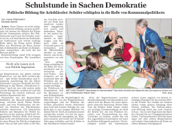 Schulstunde in Sachen Demokratie - Konrad-Adenauer
