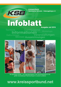 Infoblatt - Kreissportbund Sächsische Schweiz