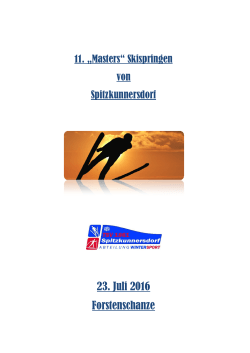 11 Masters 2016 - TSV 1861 Spitzkunnersdorf Abt. Wintersport