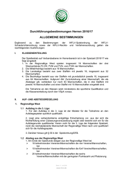 Durchführungsbestimmungen Herren 2016/17 - Fussball