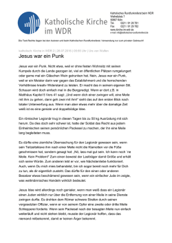 Jesus war ein Punk