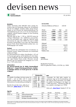 Informative Mittelkurse und Preise um 8.30 Uhr Devisen Aktuell High