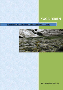 yoga ferien - Eco-Hotel Cristallina