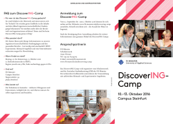 DiscoverING- Camp