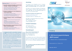 Einladung zur 4. AWV-Verrechnungspreisfachtagung