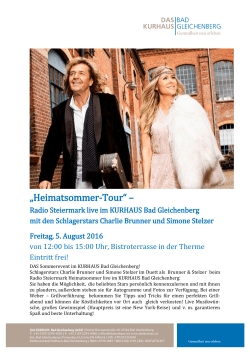 Heimatsommer-Tour - Das Kurhaus