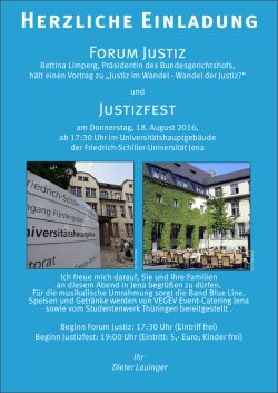 Herzliche Einladung