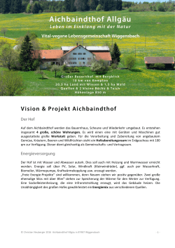 Vision - Der Aichbaindthof