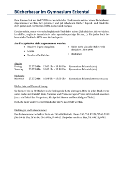 Informationen - Gymnasium Eckental