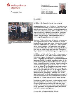 Dok.Vorlage f&uuml;r Briefe - Kreissparkasse Steinfurt