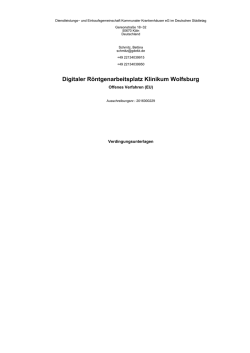 Digitaler R&ouml;ntgenarbeitsplatz Klinikum Wolfsburg