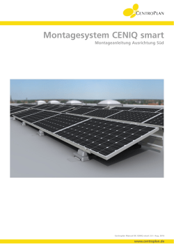 Montageanleitung CENIQ smart