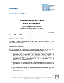 Dringende Sicherheitsinformation