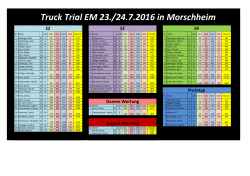 Ergebnis - Modell Truck Trial Salzburg