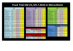 Ergebnis - Modell Truck Trial Salzburg