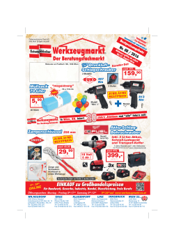 EINKAUF zu Großhandelspreisen - Österreichischer Werkzeugmarkt