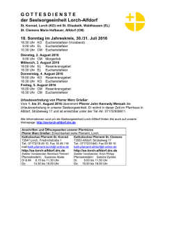 Gottesdienste als PDF
