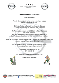 Einladung