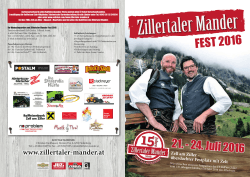 FEST 2016 - Zillertaler Mander