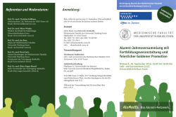 j&auml;hrlicher Zusammenk&uuml;nfte - Universit&auml;t Duisburg