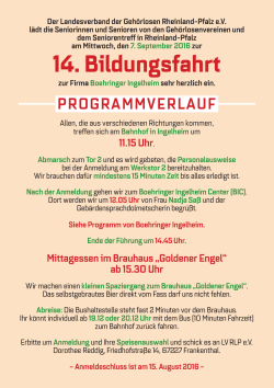 Programm in PDF - Landesverband der Gehörlosen Rheinland