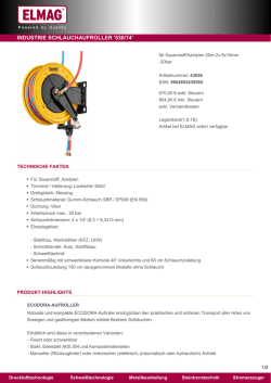 INDUSTRIE Schlauchaufroller `530/74`