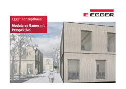 Imagefilm EGGER Konzepthaus