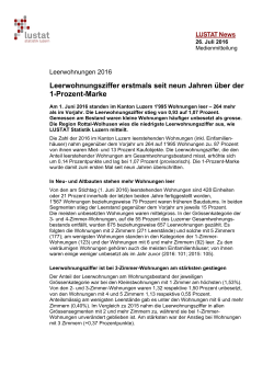 LUSTAT News - Kanton Luzern
