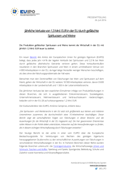 J&auml;hrliche Verluste von 1,3 Mrd. EUR in der EU - euipo