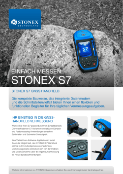 stonex s7 - iNovaGIS