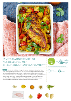 jamies h&auml;hnchenbrust aus dem ofen mit