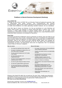 Event Inc - Business Development