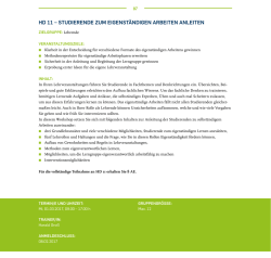 hd 11 &ndash; studierende zum eigenst&auml;ndigen arbeiten anleiten