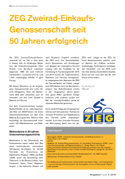ZEG Zweirad-Einkaufs-Genossenschaft seit 50 Jahren erfolgreich