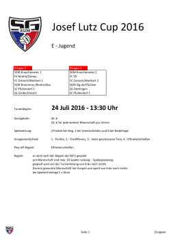 E-Jugend - FC Krauchenwies