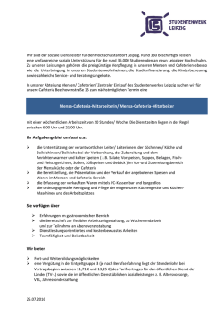 die Stellenausschreibung als PDF