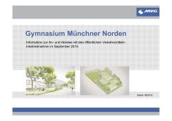 28.07.2016 MVG-Angebot - Gymnasium München-Nord